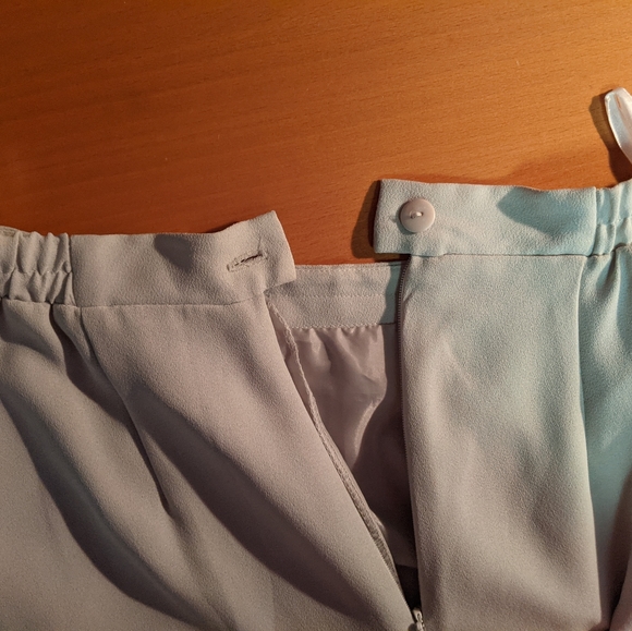 Nygard light green lined pencil skirt - Picture 5 of 6